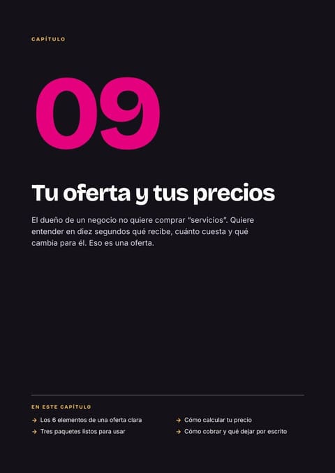 Paquetes y precios en pesos